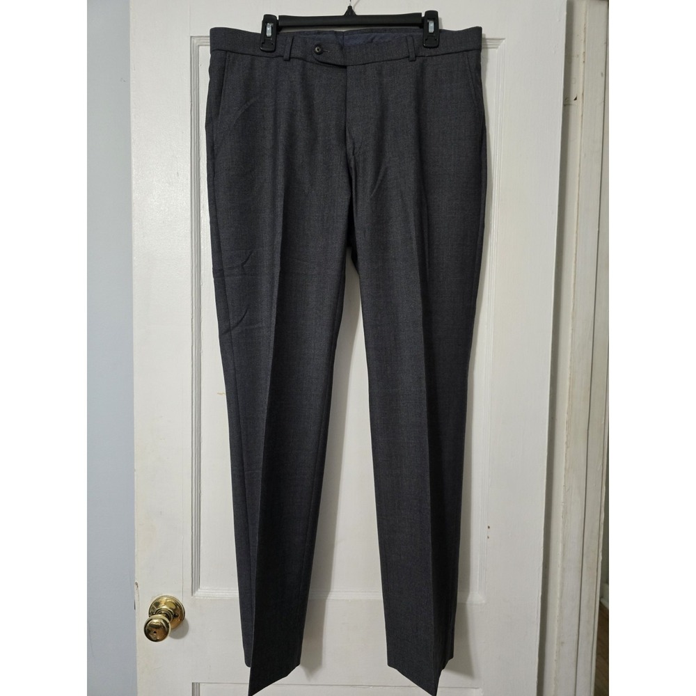 Ballin Comfort-EZE Super 110s Wool Dress‎ Pants 36×33 Gray